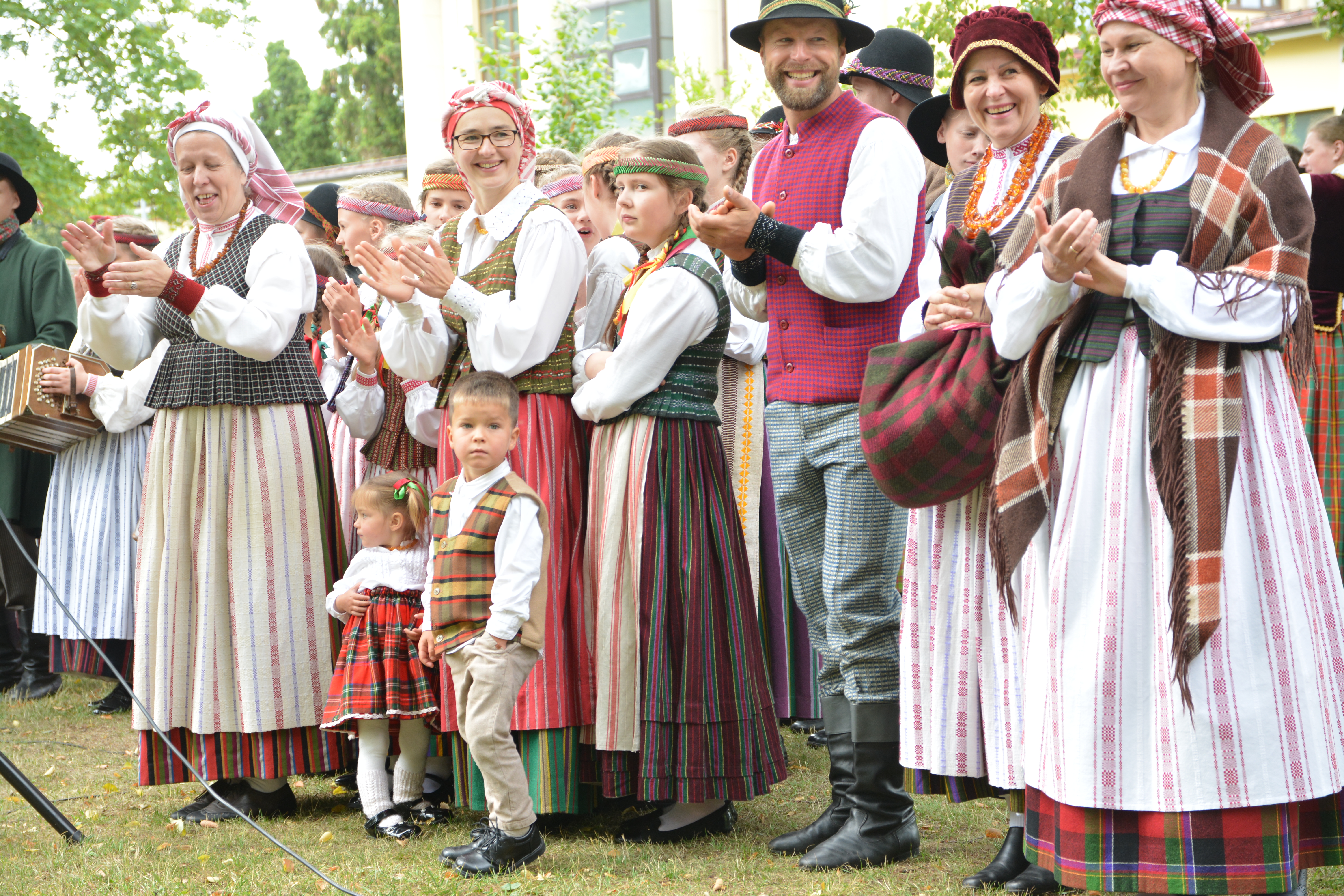 During the Folklore Day in Vilnius, Lithuania
