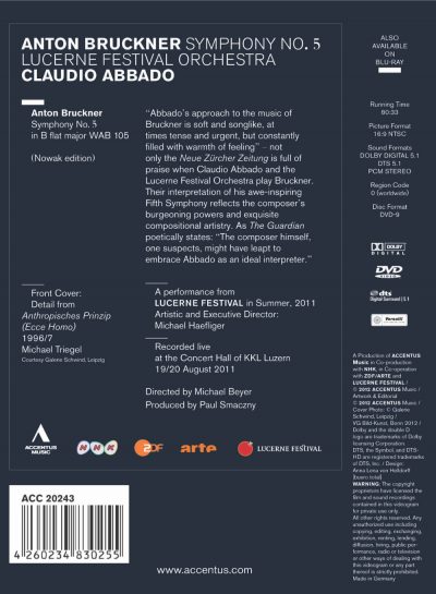 Claudio Abbado, Lucerne Festival Orchestra – Bruckner 5 | ACCENTUS